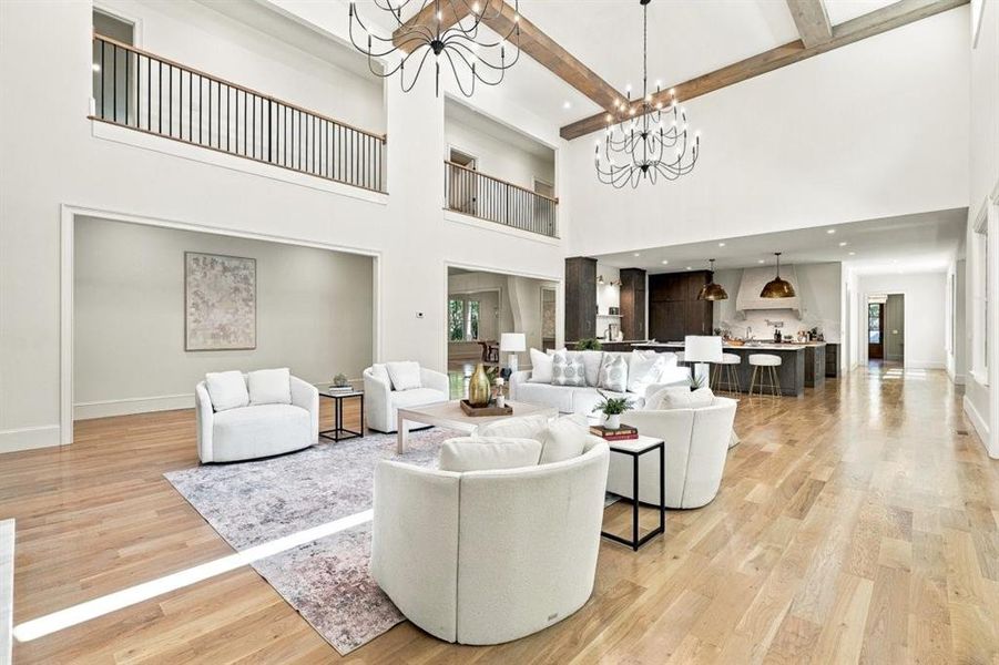 Furnished interior view inside a new home in , Roswell (Image 45).