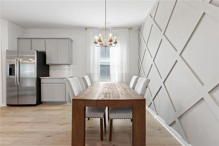 Furnished interior view inside a new home in Southern Hills, McDonough (Image 9).