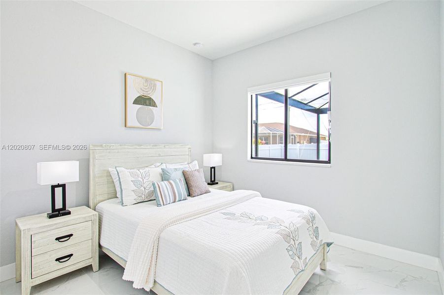 Furnished interior view inside a new home in , Cape Coral (Image 39).
