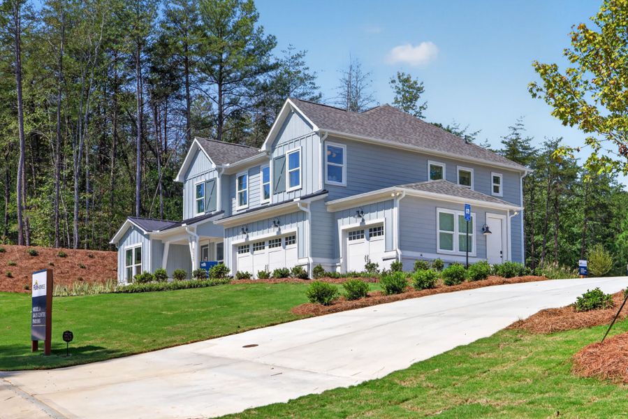 Representative exterior photo of a completed home built from the Newlyn by Pulte Homes in Bristol, Dawsonville, GA (Image 30).