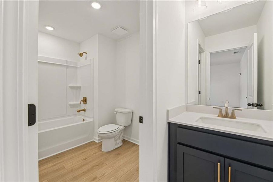 Furnished interior view inside a new home in The Estates at Casteel, Bethlehem (Image 9).