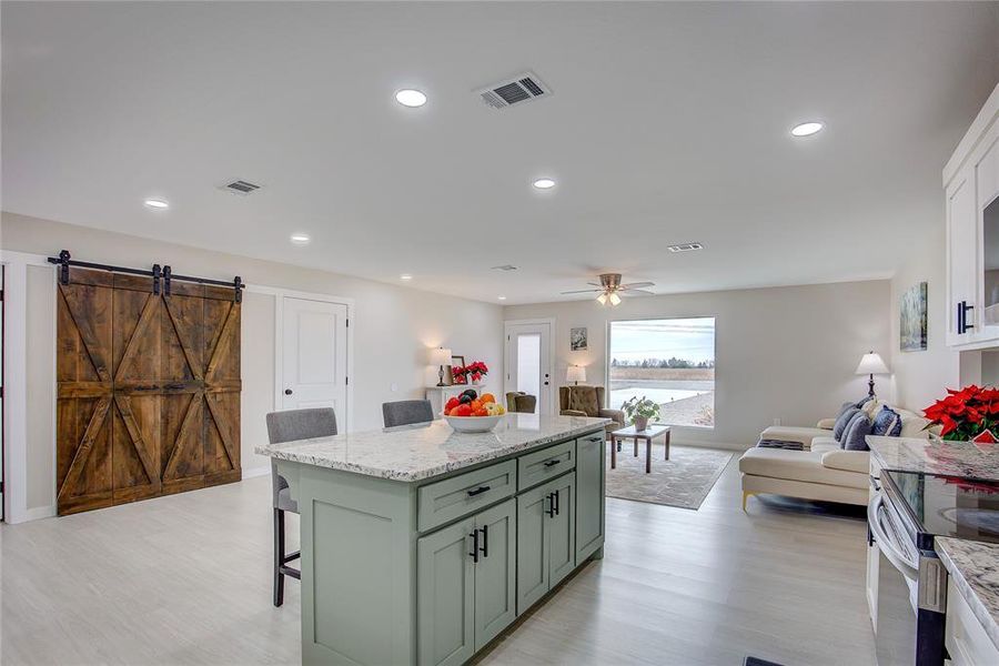 Furnished interior view inside a new home in , Brookston (Image 5).