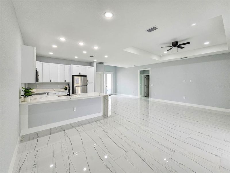 Furnished interior view inside a new home in , Lehigh Acres (Image 11).