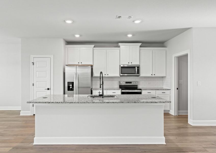 You will love the large kitchen island.
