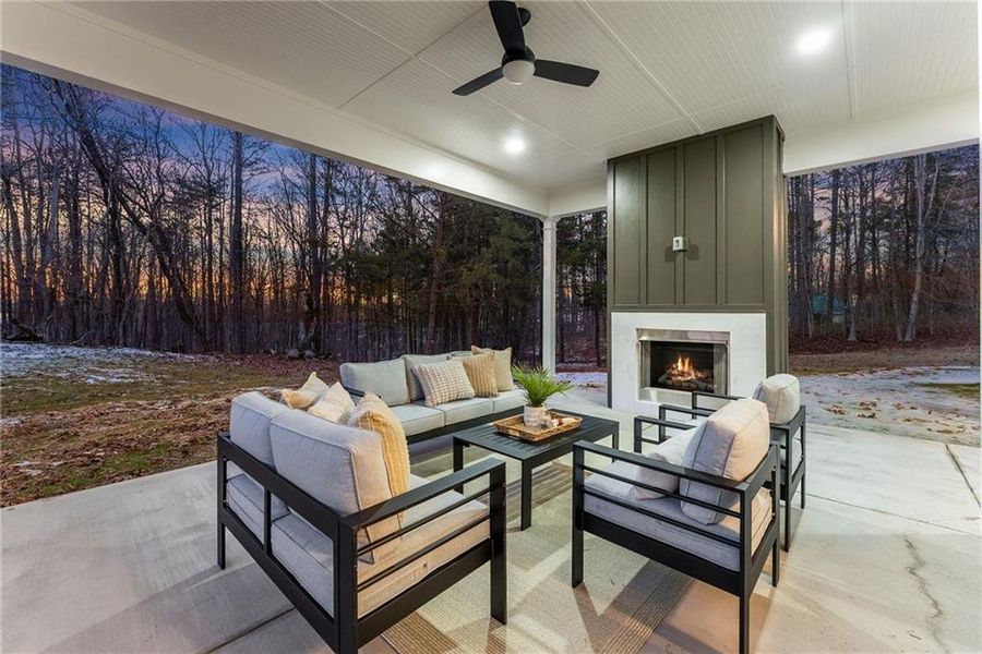 Exterior details and patio area of a home in , Cumming (Image 50). Exterior details and patio area of a home in , Cumming (Image 50).