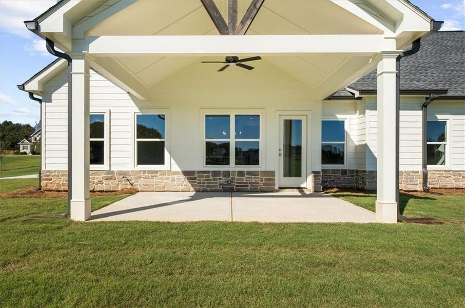 Exterior details and patio area of a home in , Cumming (Image 4).
