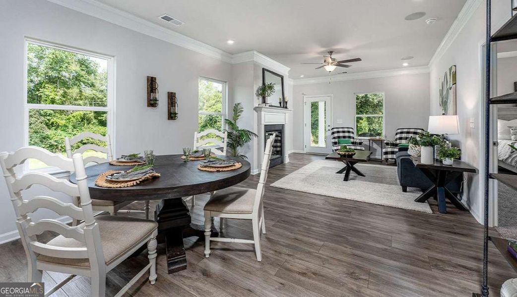 Furnished interior view inside a new home in Trellis Park, Hampton (Image 14).