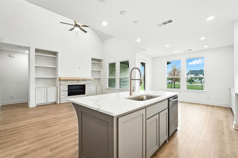 Furnished interior view inside a new home in Sonoma Verde: 60ft. lots, McLendon-Chisholm (Image 5).