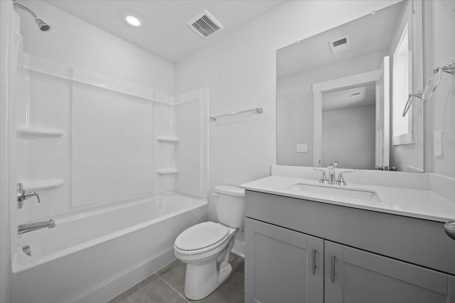 Furnished interior view inside a new home in Reserve at Arden Woods, Greenville (Image 9).