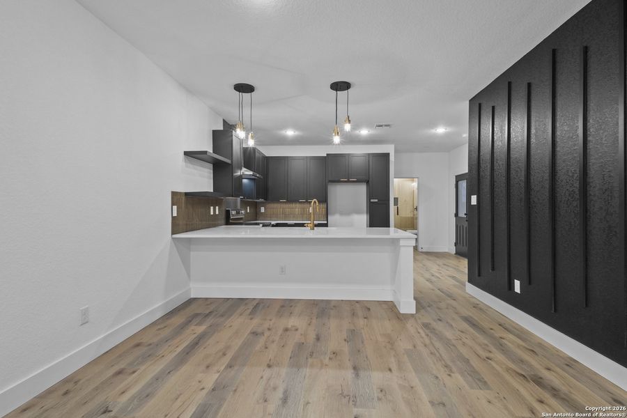 Furnished interior view inside a new home in , San Antonio (Image 29).