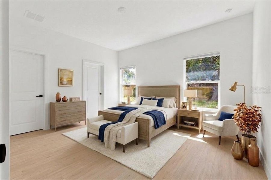 Furnished interior view inside a new home in , Orlando (Image 7).