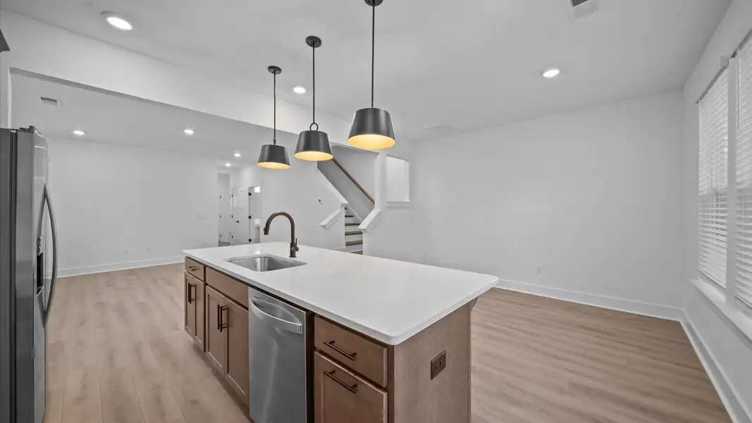 Furnished interior view inside a new home in Clayton Crossing, Arden (Image 9). Furnished interior view inside a new home in Clayton Crossing, Arden (Image 9).