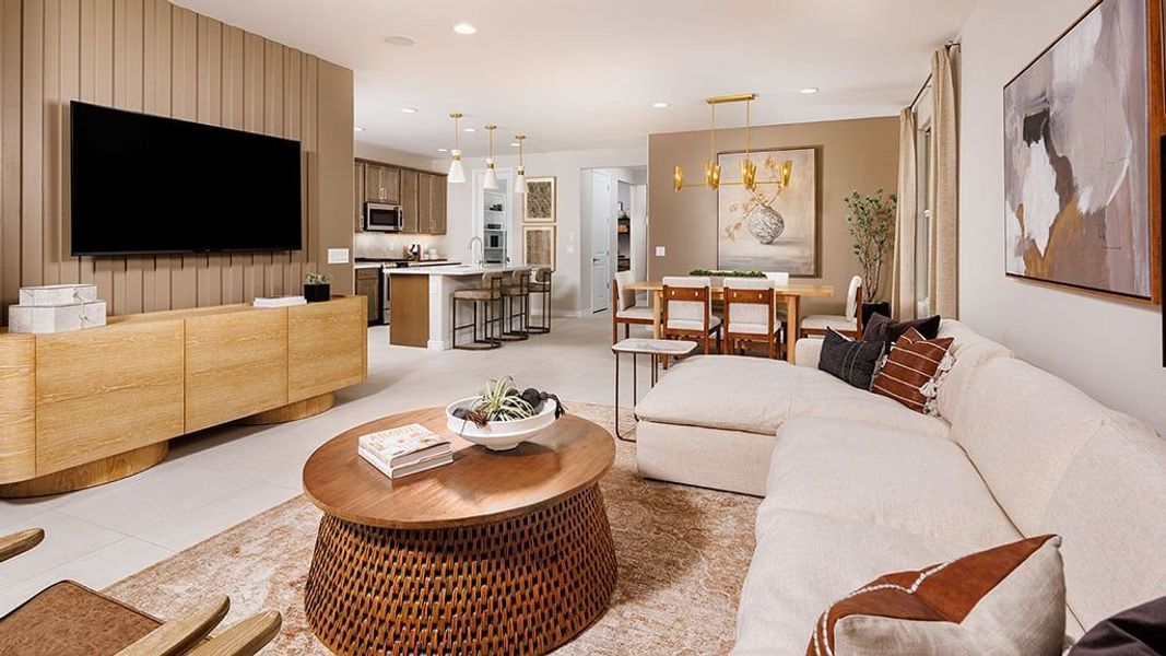 Representative furnished interior of a home built from the Regal by Taylor Morrison in Ladera Trails, Peoria (Image 5).
