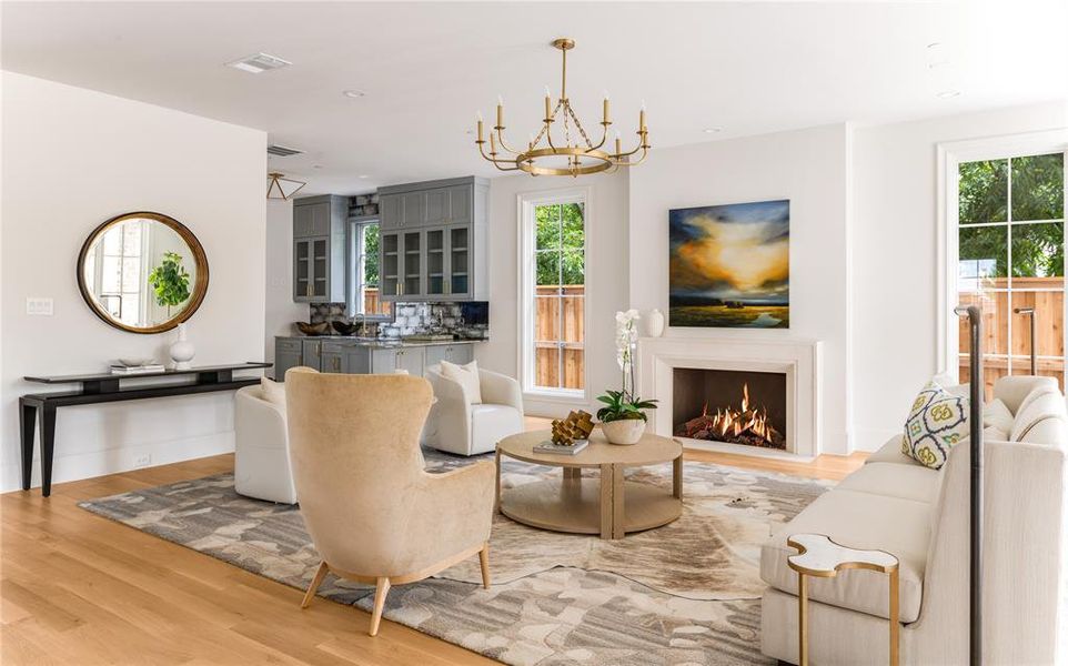 Furnished interior view inside a new home in , University Park (Image 15).