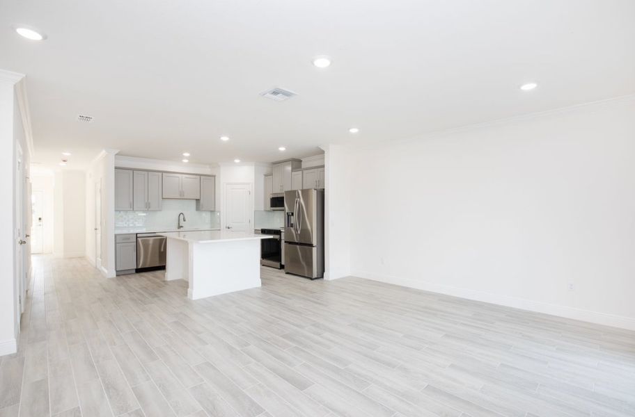 Spacious, unfurnished interior of a new home in Orchid Cove, Bokeelia (Image 4). Spacious, unfurnished interior of a new home in Orchid Cove, Bokeelia (Image 4).