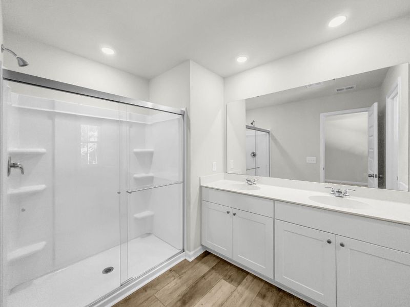 Furnished interior view inside a new home in Willow Bend Townhomes, North Charleston (Image 6). Furnished interior view inside a new home in Willow Bend Townhomes, North Charleston (Image 6).