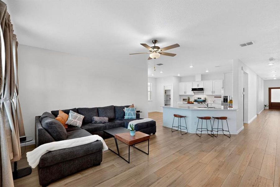 Furnished interior view inside a new home in , McKinney (Image 10).