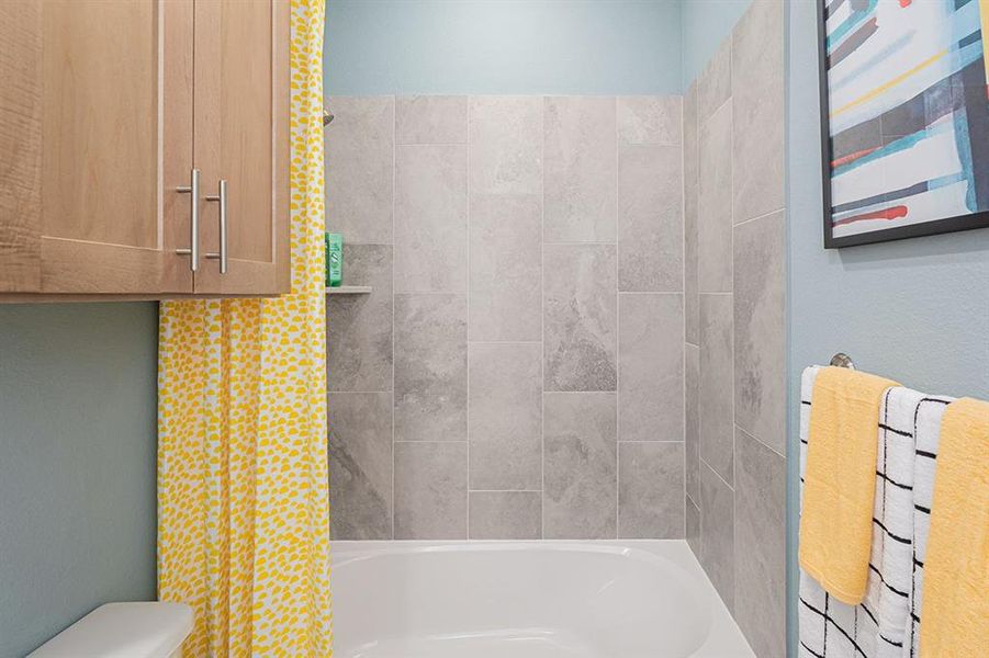 Furnished interior view inside a new home in Dominion at Brookhollow, Prosper (Image 21).