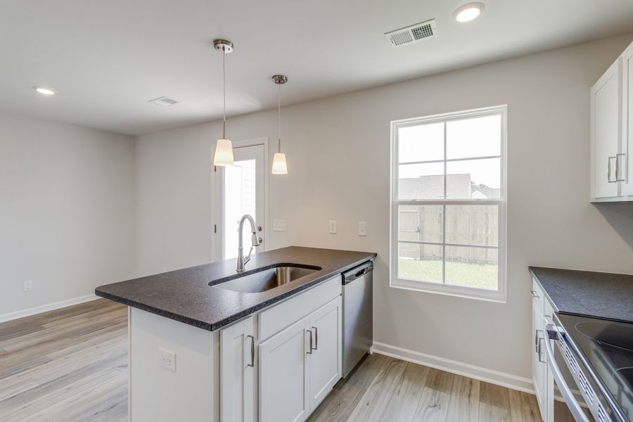 Furnished interior view inside a new home in Astoria, Columbia (Image 10).