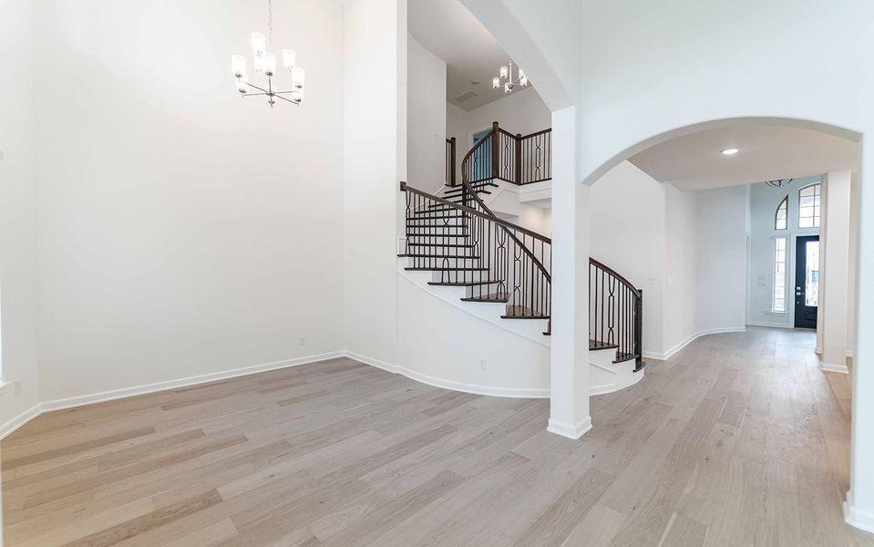 Spacious, unfurnished interior of a new home in Heath Golf & Yacht Club, Heath (Image 18). Spacious, unfurnished interior of a new home in Heath Golf & Yacht Club, Heath (Image 18).