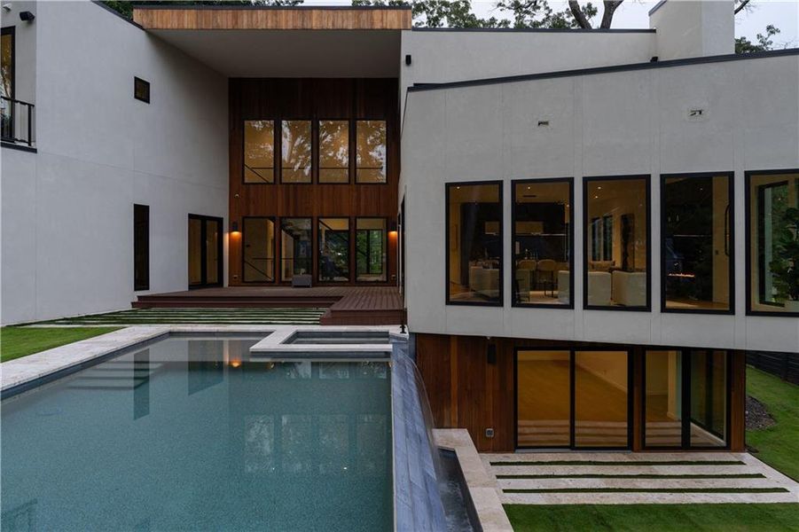Exterior details and patio area of a home in , Atlanta (Image 37).