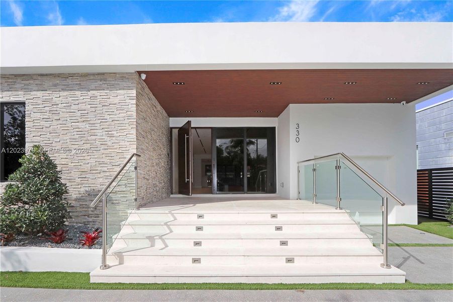 Exterior details and patio area of a home in , Miami (Image 20). Exterior details and patio area of a home in , Miami (Image 20).