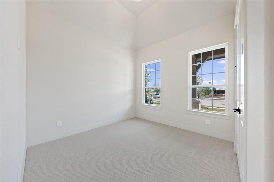 You'll find nicely sized secondary bedrooms in our Laithan plan.