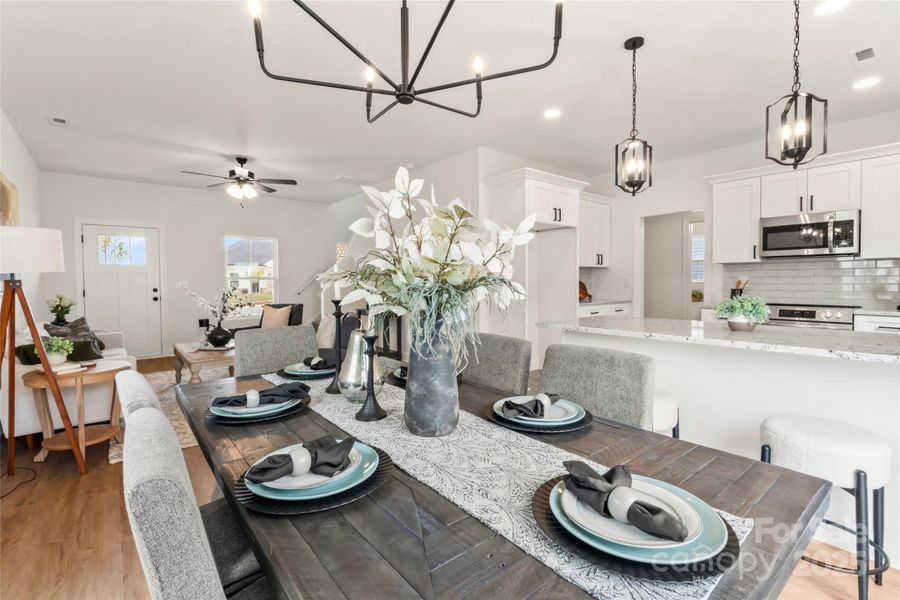 Furnished interior view inside a new home in , Kannapolis (Image 8).
