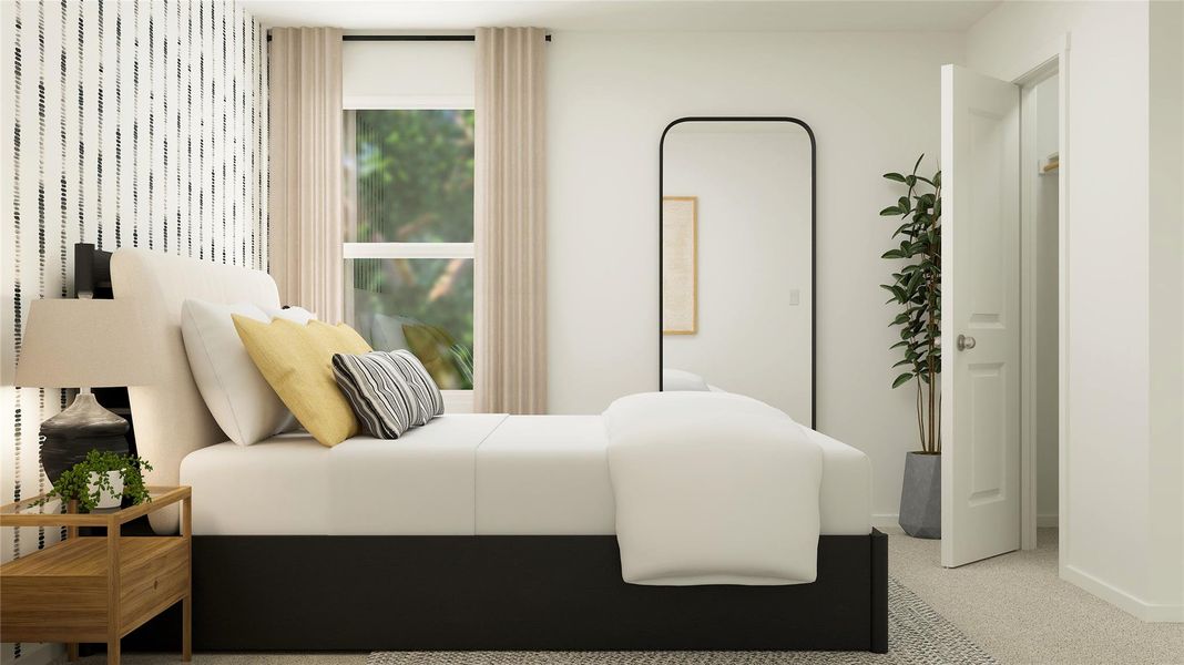 Furnished interior view inside a new home in Firefly Pointe, Hutto (Image 6).