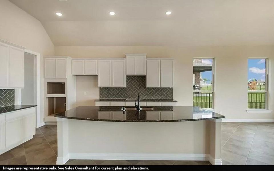 Furnished interior view inside a new home in Marvida, Cypress (Image 2).