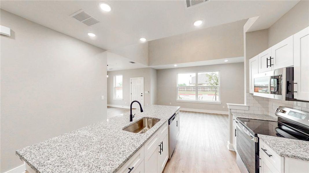 Furnished interior view inside a new home in , Denton (Image 10).