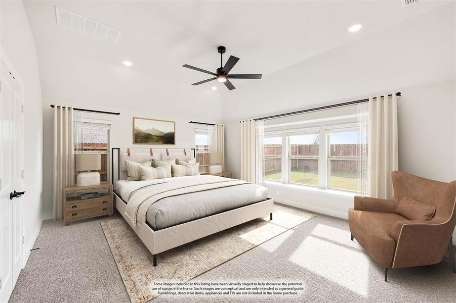 Furnished interior view inside a new home in Ridge Ranch, Mesquite (Image 18).