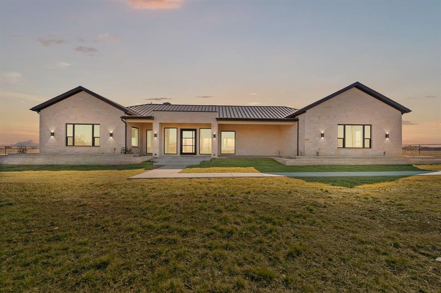 Exterior details and patio area of a home in , Godley (Image 23).