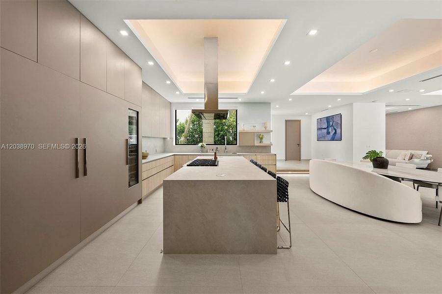 Furnished interior view inside a new home in , Miami (Image 14). Furnished interior view inside a new home in , Miami (Image 14).