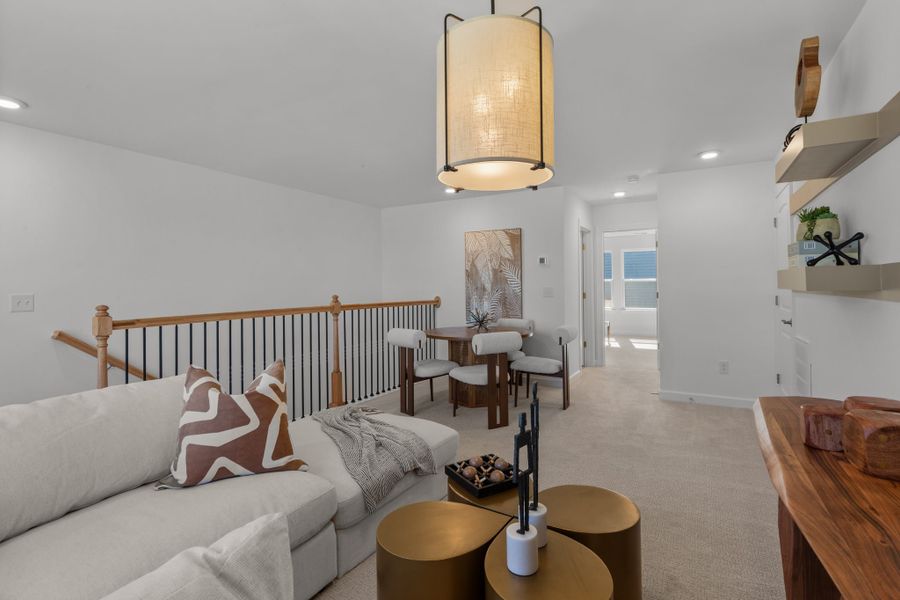 Representative furnished interior of a home built from the The Shorebreak by Chesapeake Homes in Terrapin, Leland (Image 53).