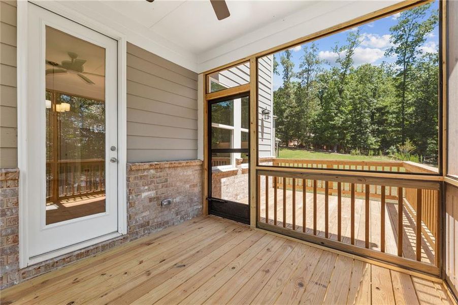 Exterior details and patio area of a home in Melody Lakeside Estates, Buford (Image 16).