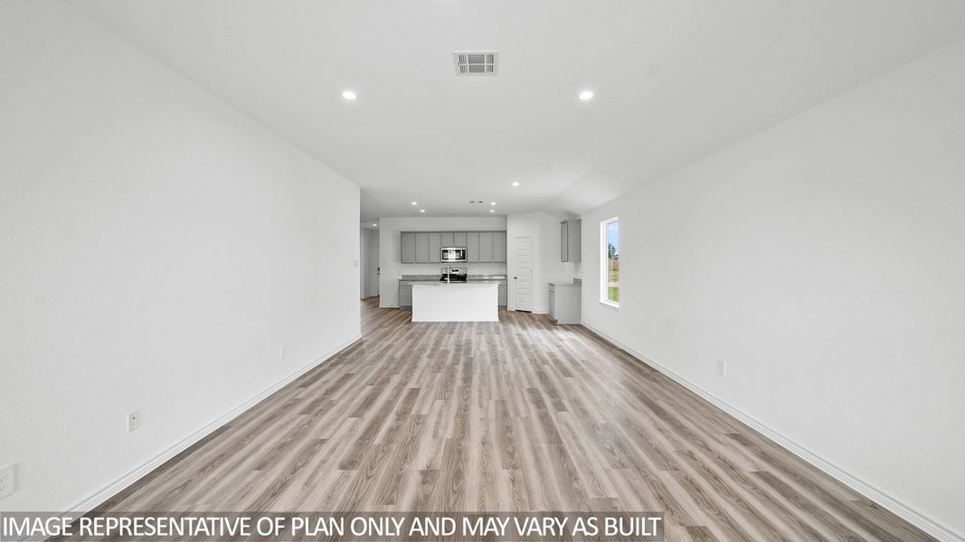 Representative unfurnished interior of a home built from the Gaven by D.R. Horton in Reserve at Mallard Lakes, Orange (Image 13).