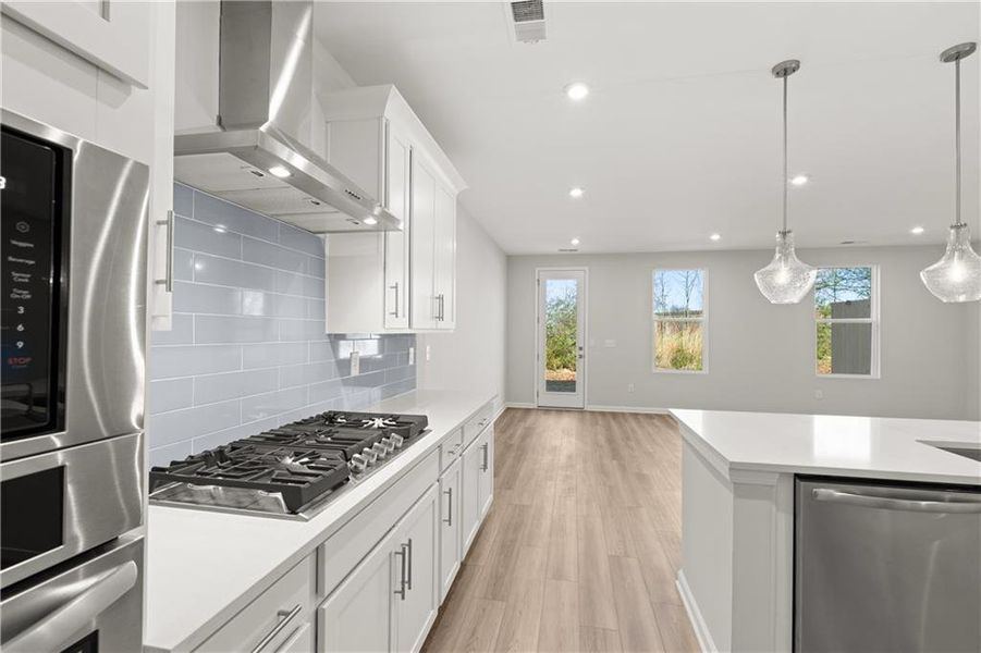 Furnished interior view inside a new home in Lake Shore, Winder (Image 3).