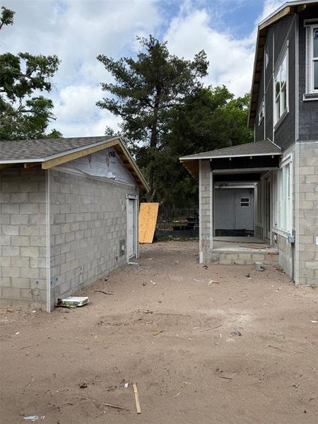 In-progress construction of a new home in , Tampa, FL (Image 6).