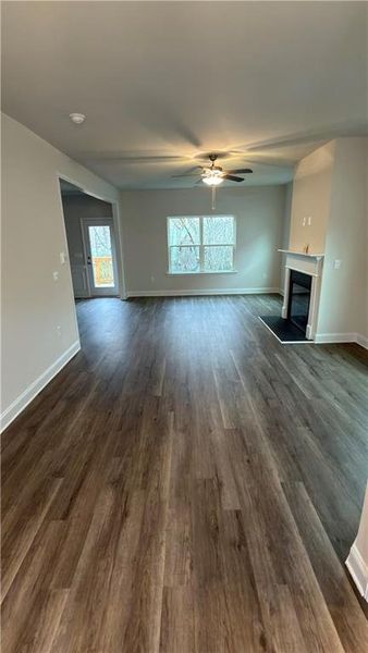 Spacious, unfurnished interior of a new home in Habersham Meadows, Demorest (Image 19).