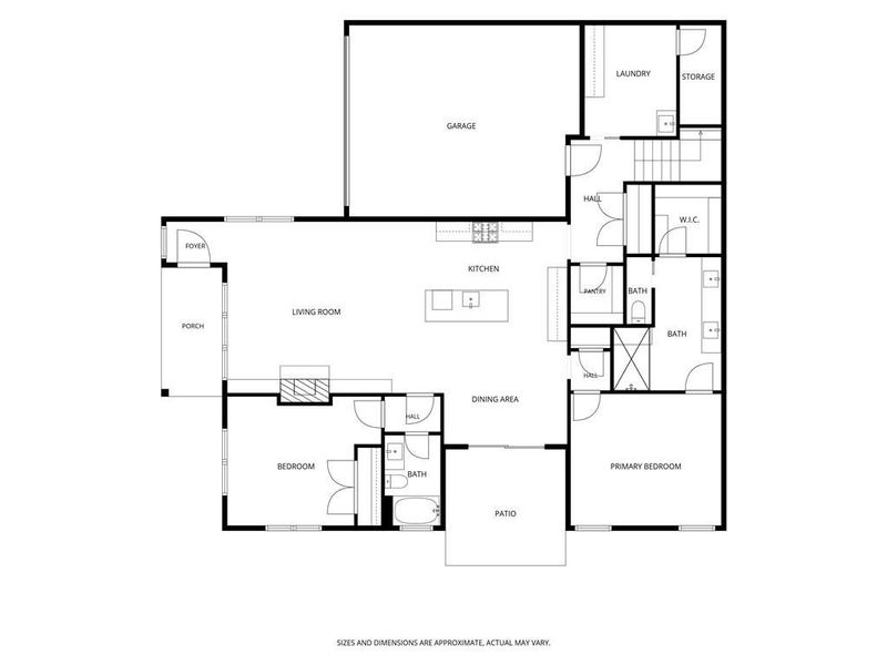 2D floor plan layout of this home in , Jasper, GA (Image 4).