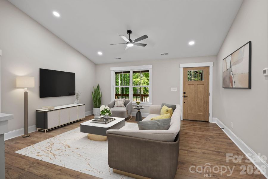 Furnished interior view inside a new home in , Statesville (Image 5).