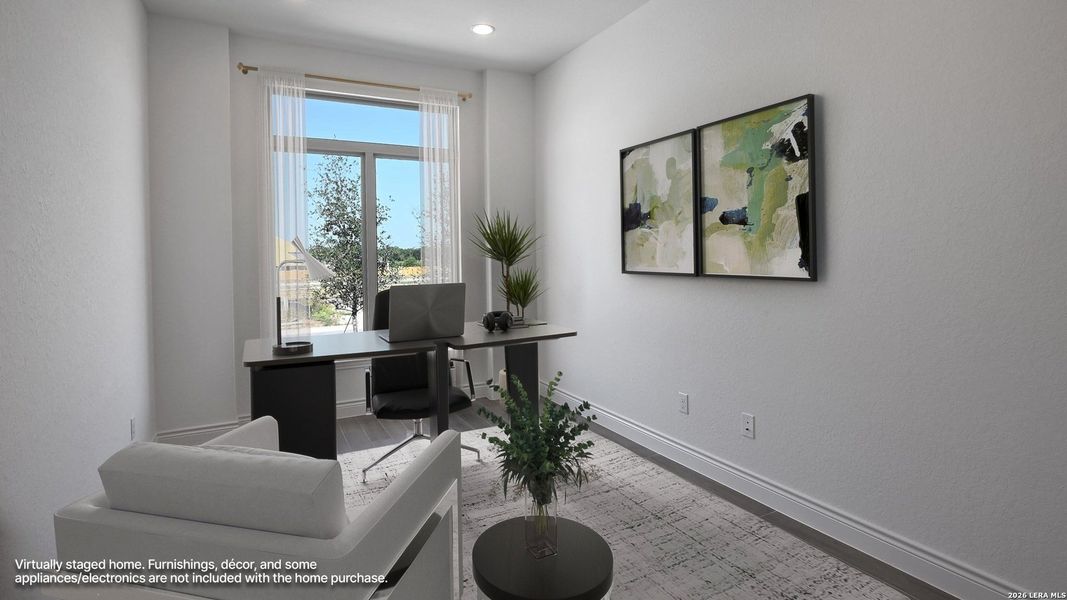 Furnished interior view inside a new home in Legacy at Lake Dunlap, New Braunfels (Image 11).