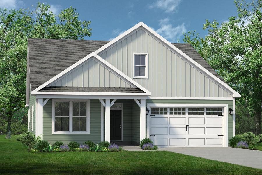 Representative exterior photo of a completed home built from the The Boardwalk by Chesapeake Homes in The Willows, Loris, SC (Image 20).