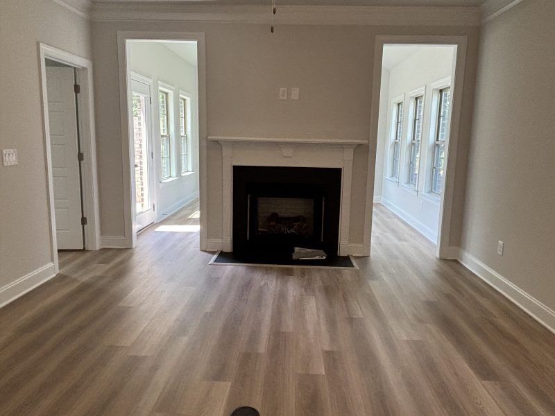 Spacious, unfurnished interior of a new home in Mebane Towne Center, Mebane (Image 9).