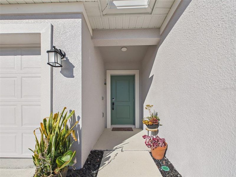 Exterior details and patio area of a home in Vineland Reserve, Osteen (Image 29).