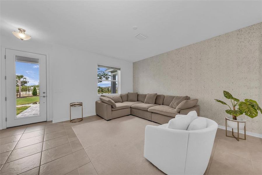 Furnished interior view inside a new home in , Sarasota (Image 7).