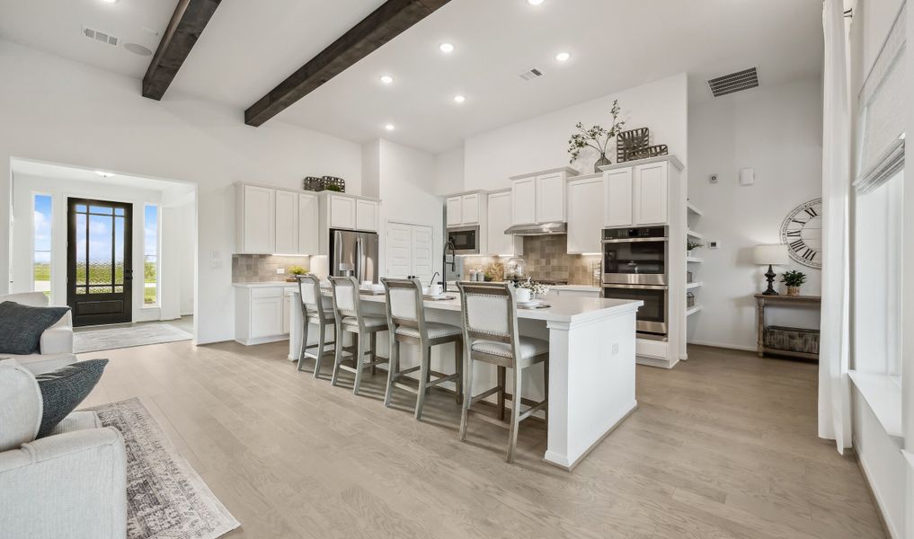 Beautiful kitchen with large island