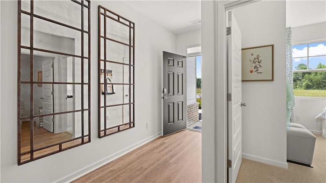 Spacious, unfurnished interior of a new home in Fox Crossing, Griffin (Image 19). Spacious, unfurnished interior of a new home in Fox Crossing, Griffin (Image 19).