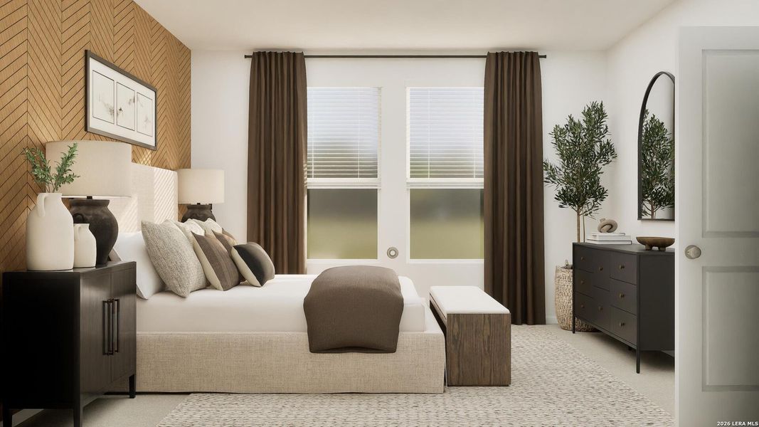 Furnished interior view inside a new home in Stone Garden, Elmendorf (Image 12). Furnished interior view inside a new home in Stone Garden, Elmendorf (Image 12).